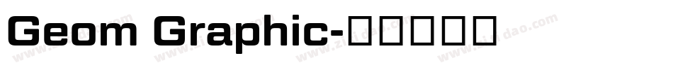 Geom Graphic字体转换